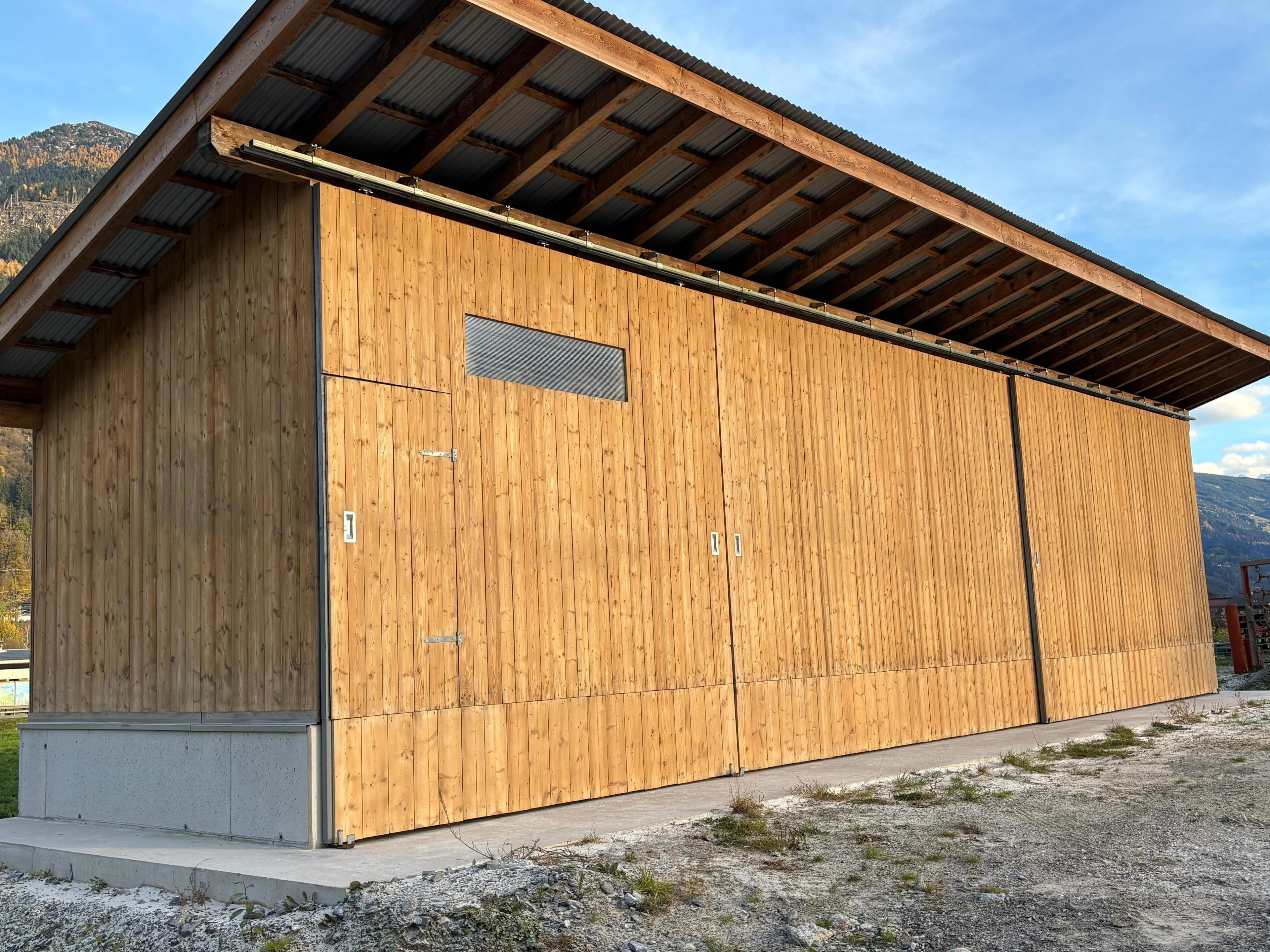 Nachher: Holzfassade